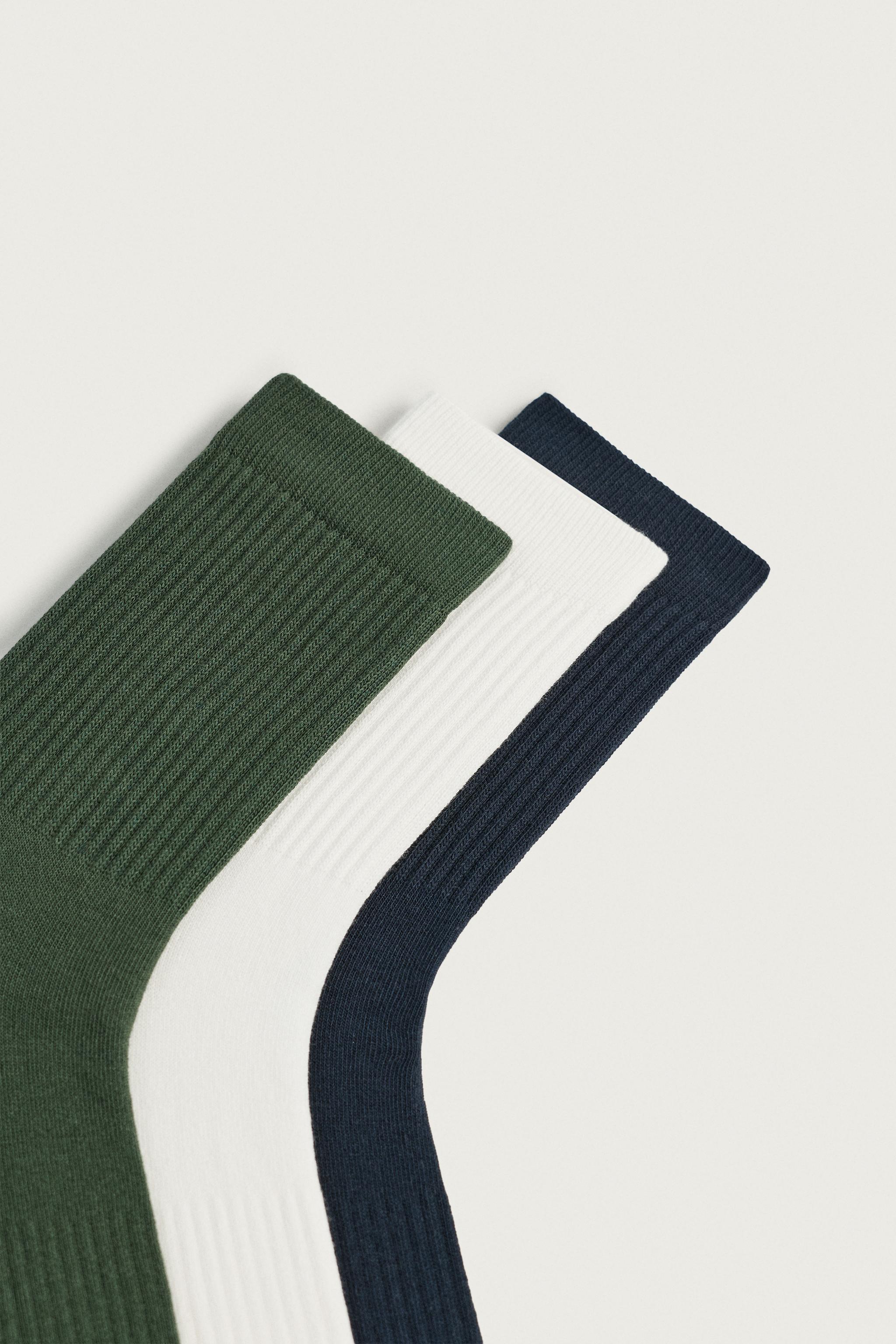 LOT DE 3 CHAUSSETTES CÔTELÉES BASIQUES